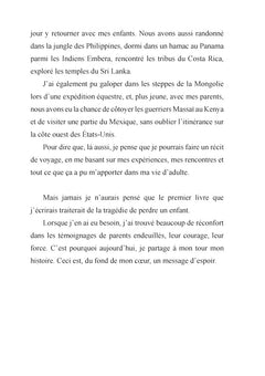 Le bonheur en partant a dit qu'il reviendrait