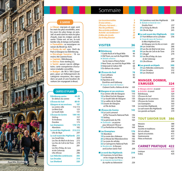 Guide evasion ecosse