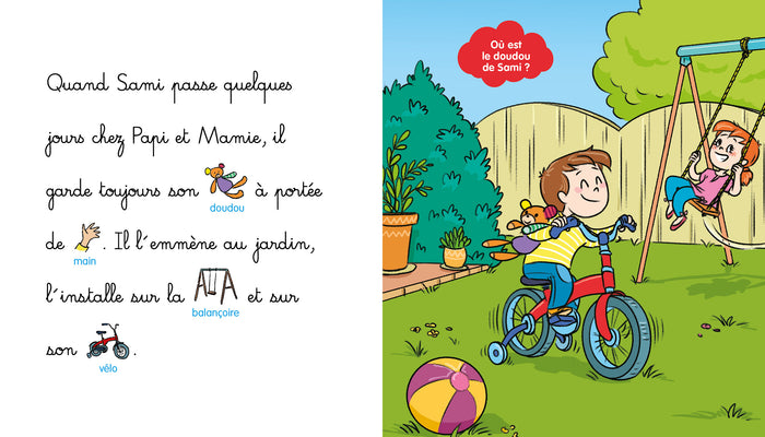 Sami a perdu son doudou