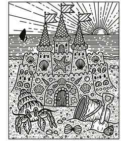 À la mer - La peinture magique