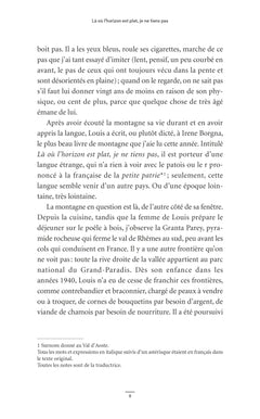 Là où l'horizon est plat je ne tiens pas