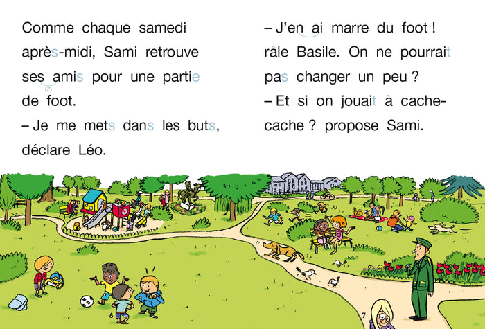 Sami et Julie CP Niveau 2 La partie de cache-cache