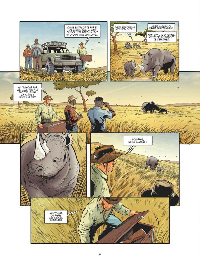 Les adieux du rhinocéros