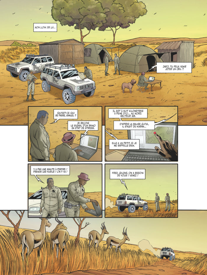 Les adieux du rhinocéros