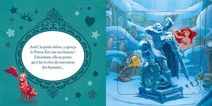 Disney Princesses - Mon petit livre puzzle - 5 puzzles 9 pièces
