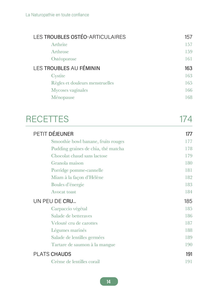 La naturopathie en toute confiance