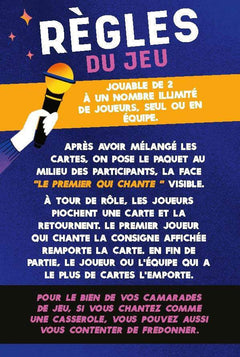Le premier qui chante