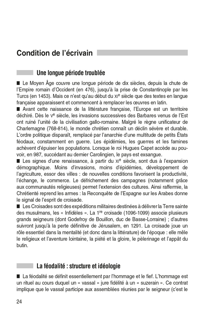 Histoire de la littérature française
