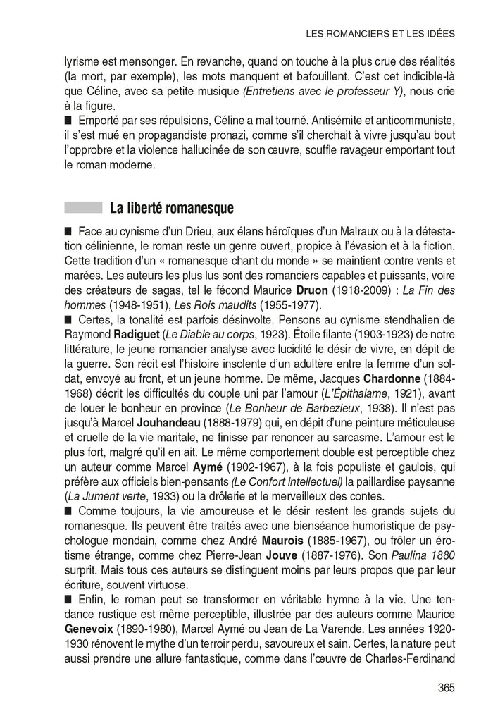 Histoire de la littérature française