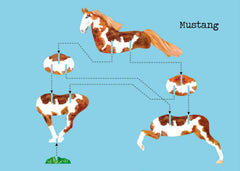 Construis en 3D - Chevaux