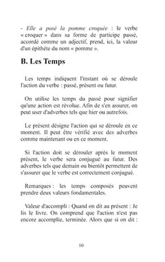 L'Utilisation des temps de conjugaison en français