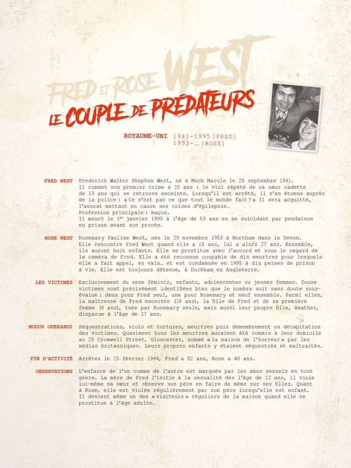 Assassins - Les Psychopathes célèbres