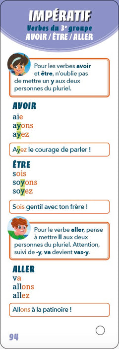 Les incollables - Mes super jeux - Conjugaisons