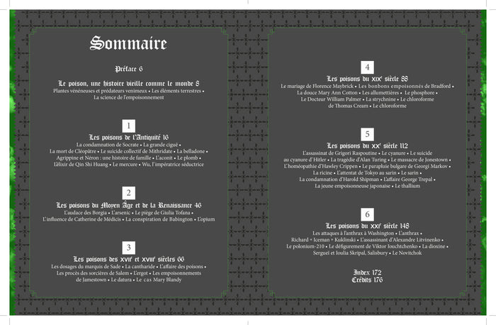 Poisons: L'histoire des poisons, des poudres et des empoisonneurs