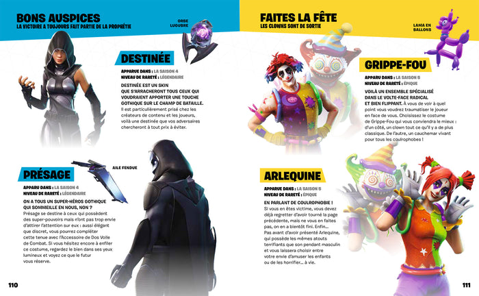 FORTNITE - Guide officiel des tenues édition collector