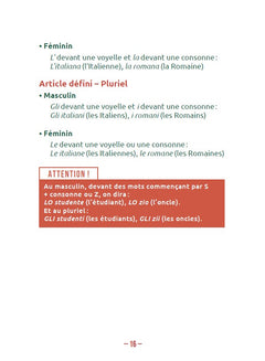 La grammaire italienne en 10 étapes
