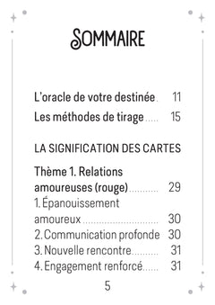 Le pocket oracle de la destinée
