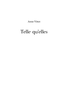 Telle qu'elles