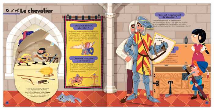 Le kididoc au temps des châteaux forts