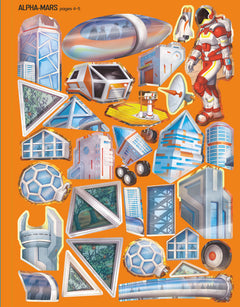 Construis tes villes du futur avec des autocollants