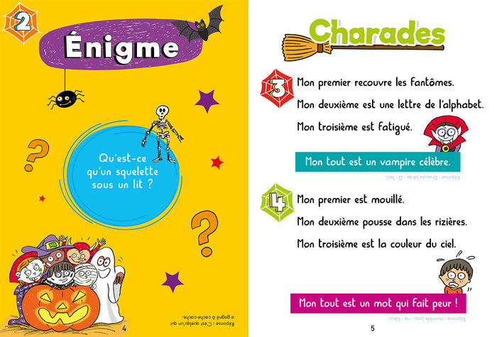 Sami et Julie 100 énigmes, spécial frissons