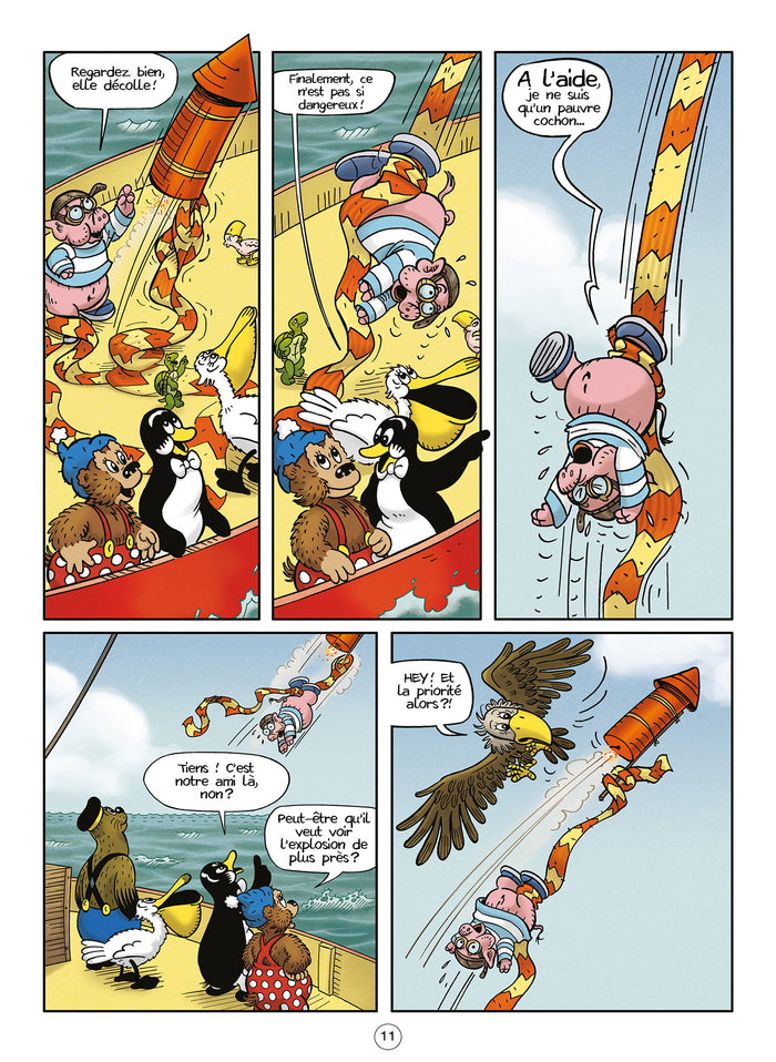 Petzi et le cochon volant