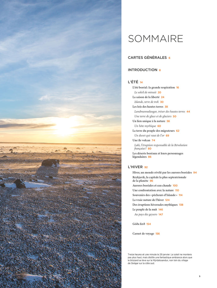 Les deux saisons de l'Islande