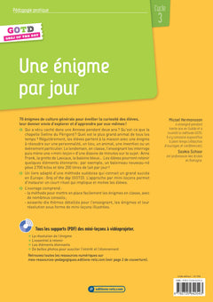 Une énigme par jour - Grej of the day - Cycle 3