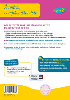 Écouter, comprendre, dire - Pour une pédagogie de l'écoute et de l'imaginaire