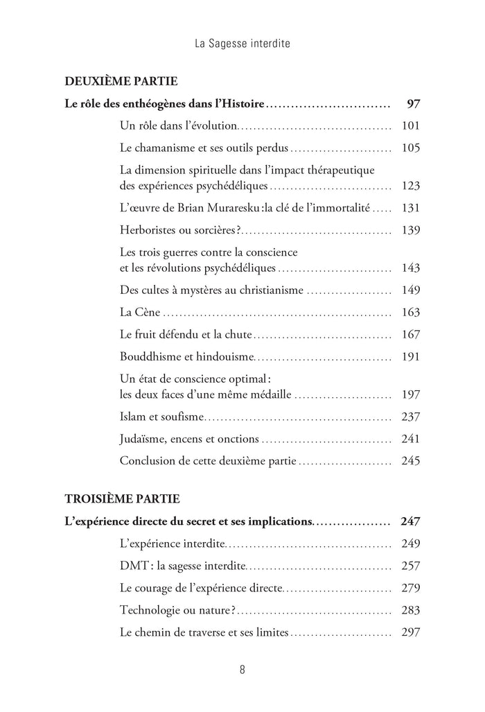 La sagesse interdite