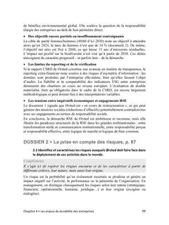 Management des organisations - DCG - Épreuve 7 - Corrigés des applications
