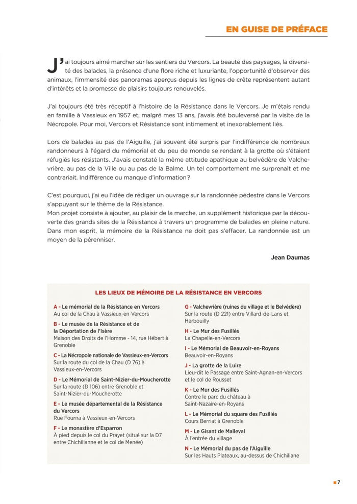 Vercors, les sentiers de la Résistance