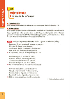 ABC BAC Excellence Français 1re 2025