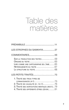 De la danse mentale à l'éveil - Les strophes du Samkhya