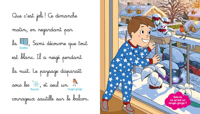 Les histoires de P'tit Sami Maternelle (3-5 ans) : Le bonhomme de neige de Sami et Julie
