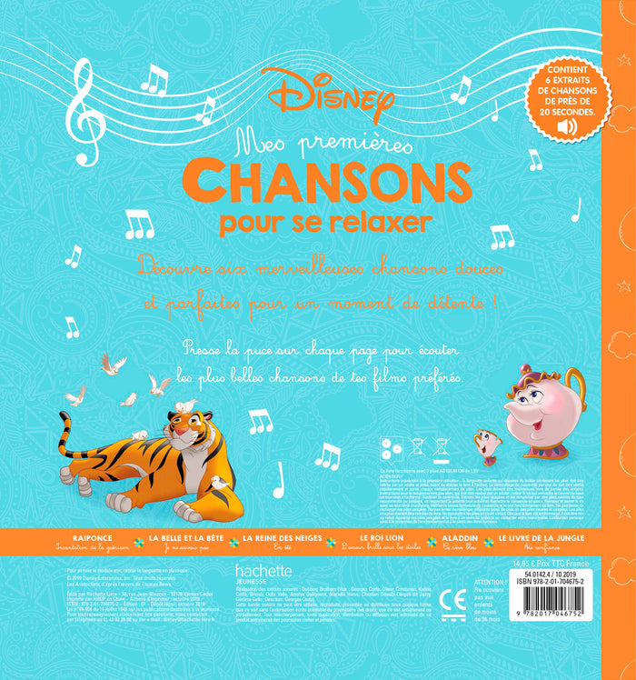Disney - Mes premières chansons pour se relaxer