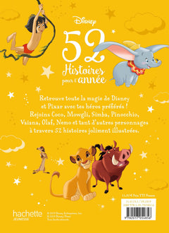 DISNEY - 52 Histoires pour l'année - Héros et Aventures: Héros et Aventures