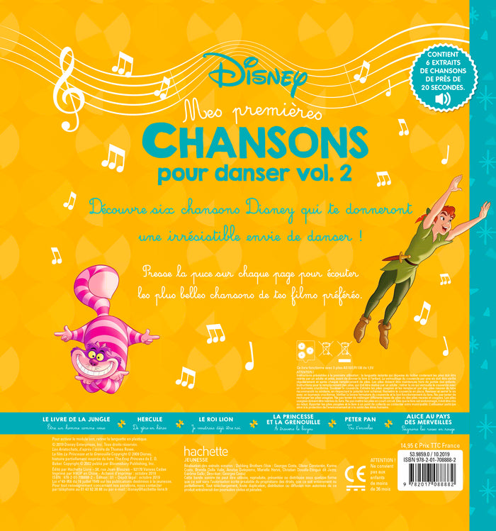 DISNEY - Mes Premières Chansons pour danser vol. 2