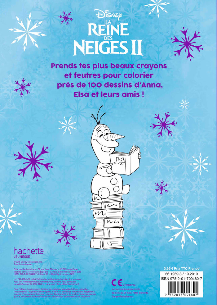 LA REINE DES NEIGES 2 - Maxi Colo - Disney