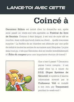 Escape ! T'es pris au piège, Stilton !