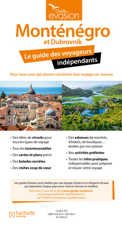 Guide Evasion Monténégro et Dubrovnik