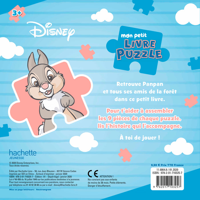 Mon petit livre puzzle - Panpan