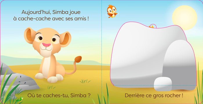 DISNEY BABY - Où te caches-tu, Simba ? - Avec des volets à soulever
