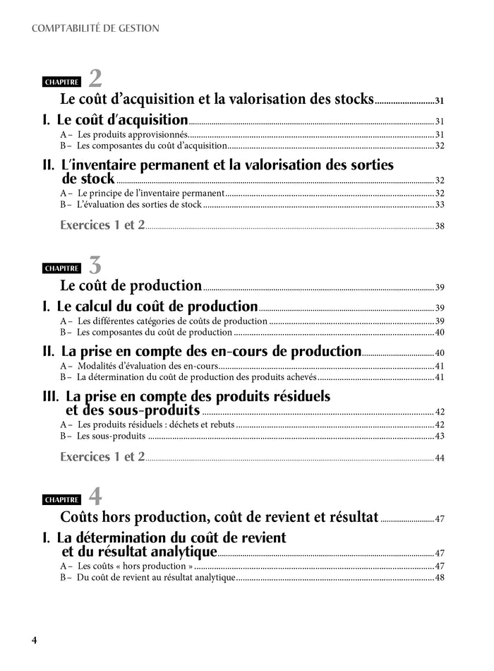 Comptabilité de gestion
