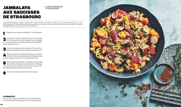 Plats pour 4 à moins de 5 euros