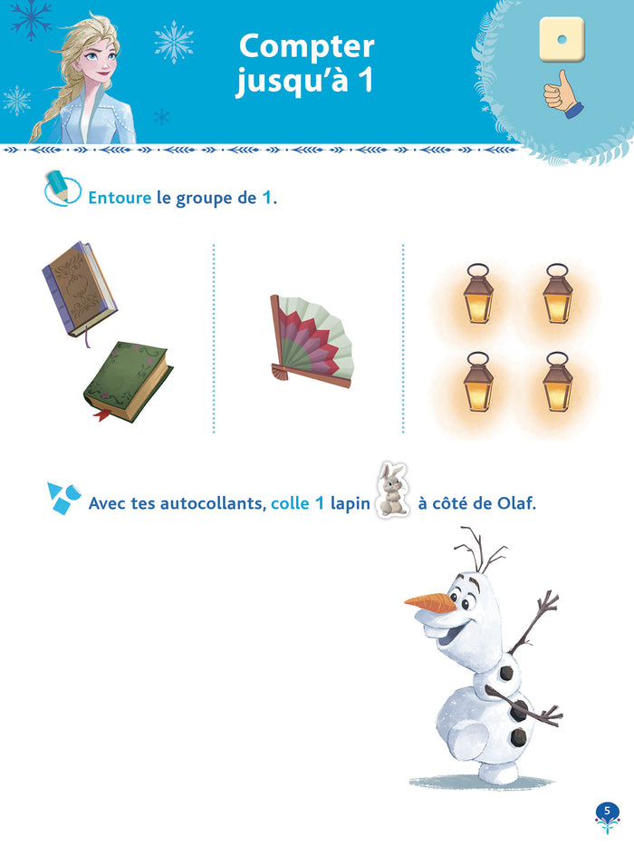 La Reine des Neiges 2 - J'apprends à écrire les nombres