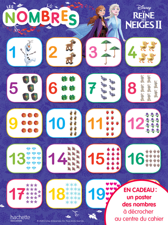 La Reine des Neiges 2 - J'apprends à écrire les nombres