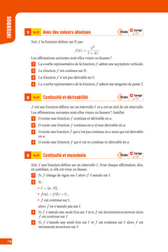 Interros des lycées Tle - Les vrais exos du BAC