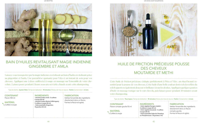 Secrets d'ayurvéda pour les cheveux