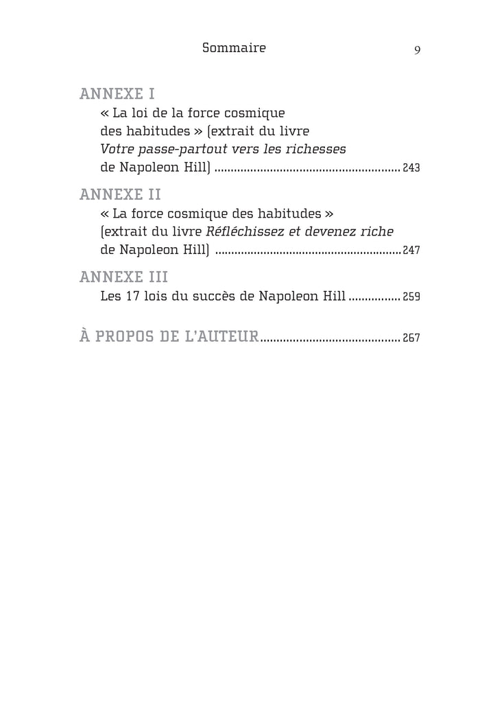 La force cosmique des habitudes